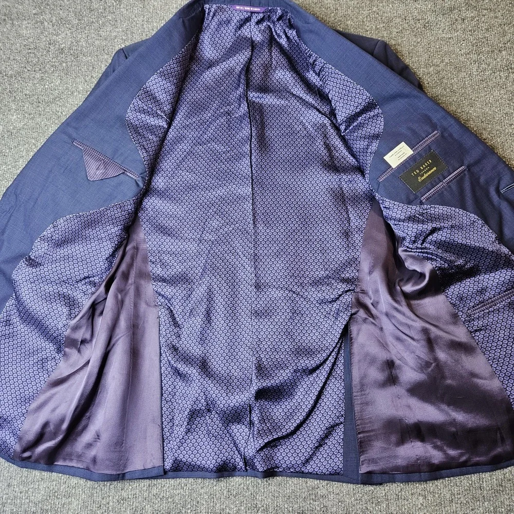 Ted Baker Endurance 2 Button Blazer Blue Size 40R‎ Wool